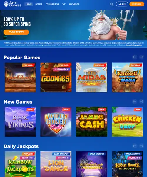 AHTI Games Casino Review