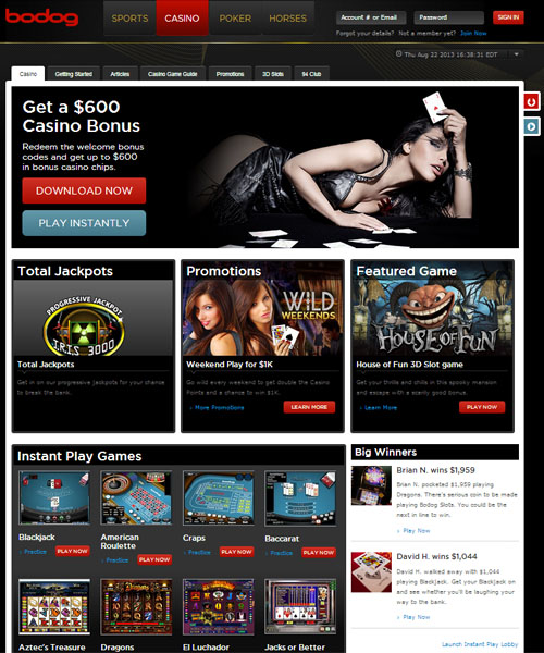 Bodog Casino Review