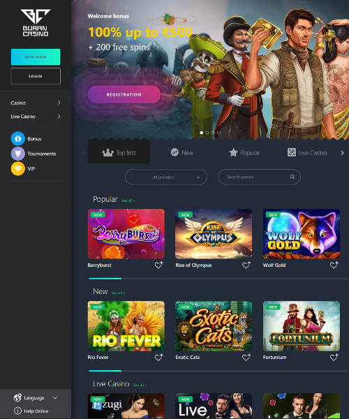 Buran Casino Review