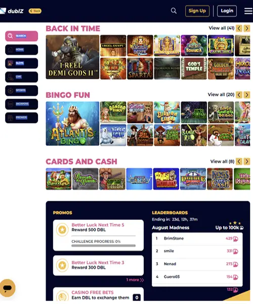 Dublz Casino Review