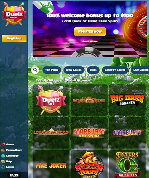 Duelz Casino Review