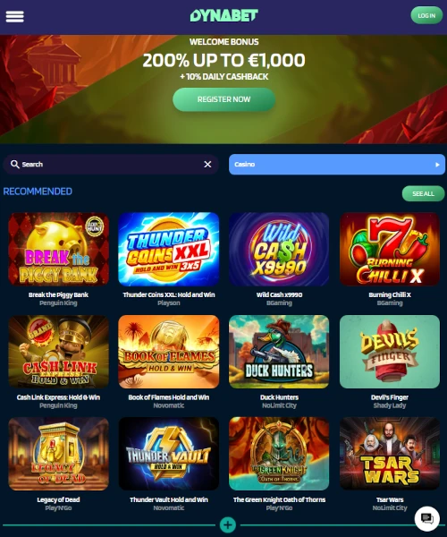 Dynabet Casino Review