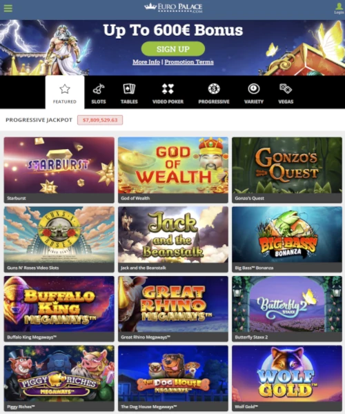 Euro Palace Casino Review