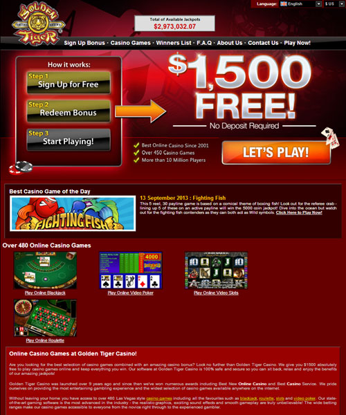 Golden Tiger Casino Review