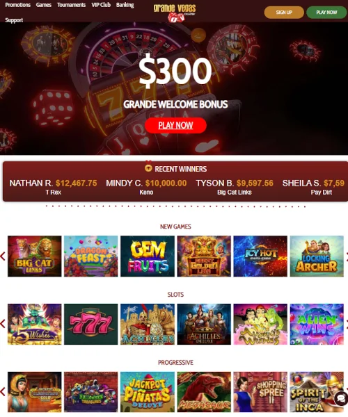 Grande Vegas Casino Review