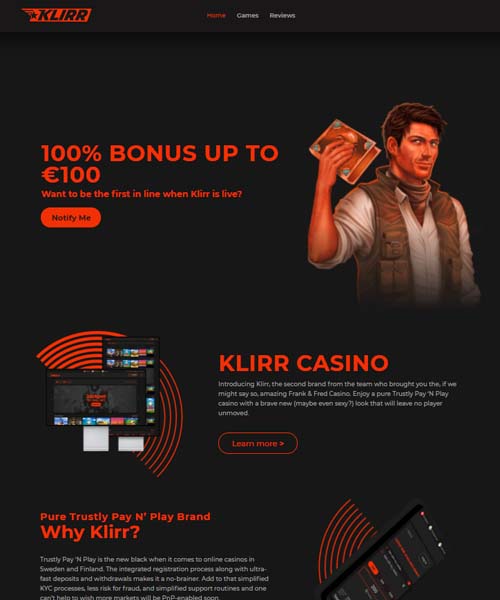 Klirr Casino Review