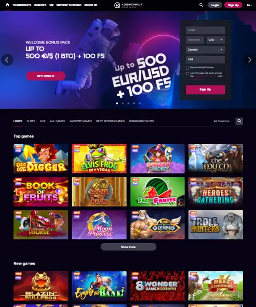 Kosmonaut Casino Review