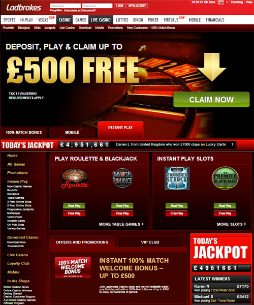 Ladbrokes Casino Review