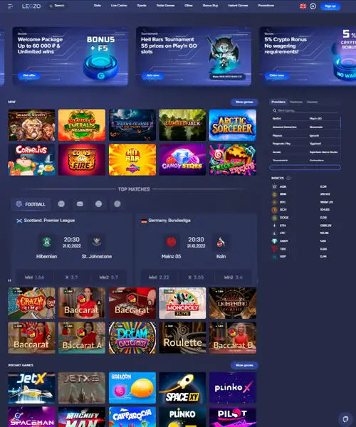 LEGZO Casino Review