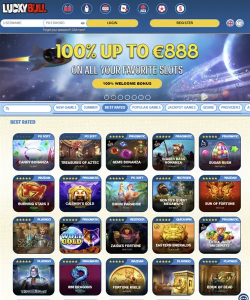 LuckyBull Casino Review