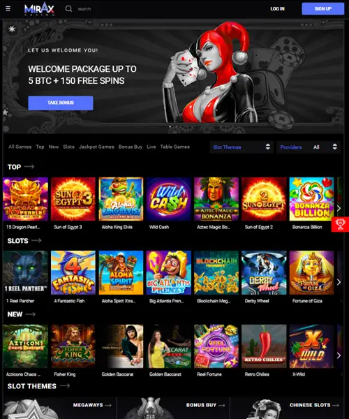 Mirax Casino Review