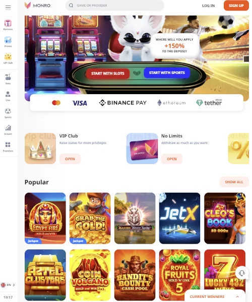 Monro Casino Review