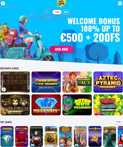 OhMySpins Casino Review