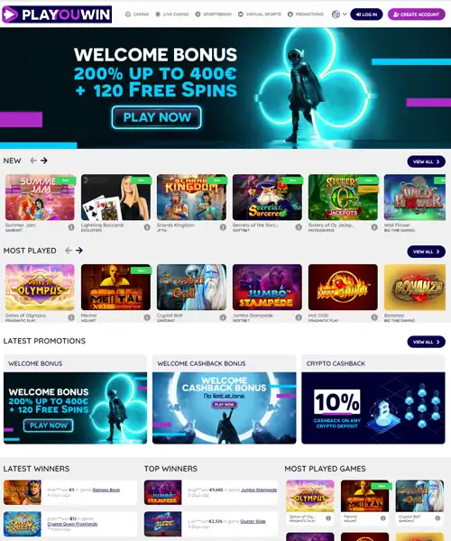 Playouwin Casino Review