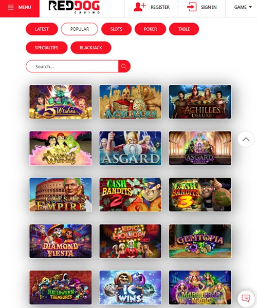 Red Dog Casino Review