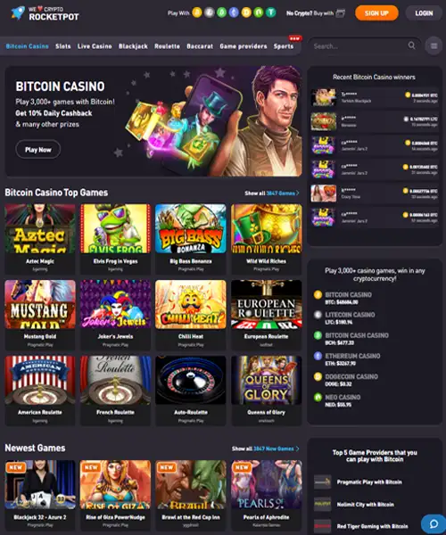 Rocketpot Casino Review