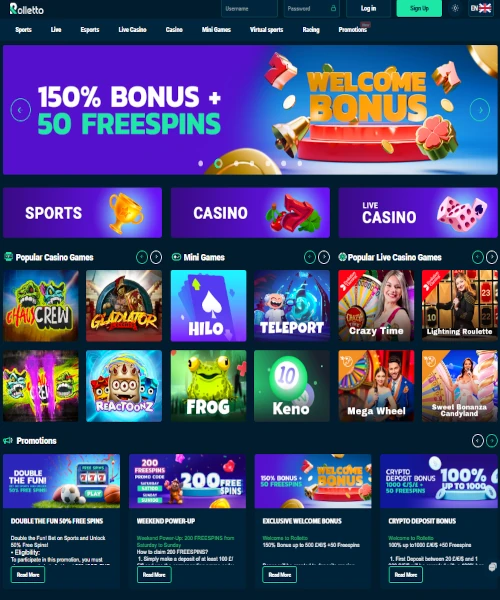 Rolletto Casino Review