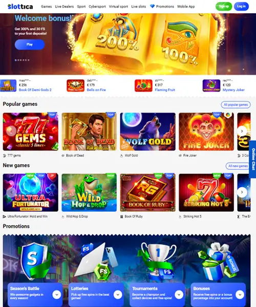 Slottica Casino Review