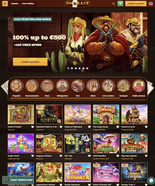 Smokace Casino Review