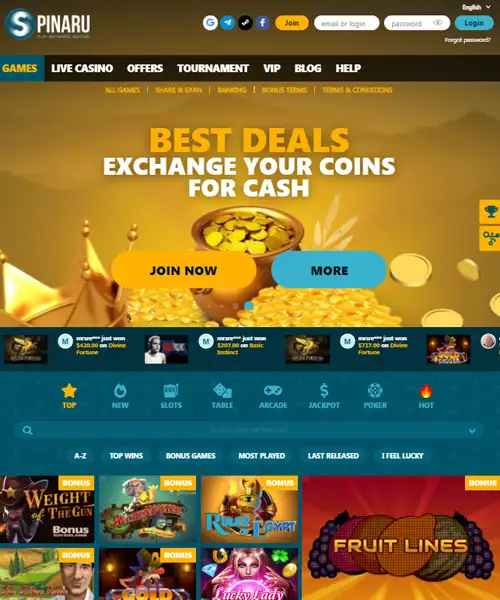 Spinaru Casino Review