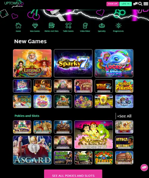 Uptown Pokies Casino Review