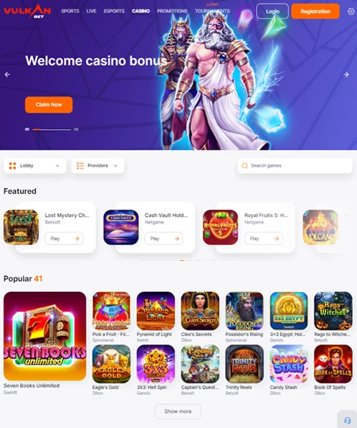 VulkanBet Casino Review