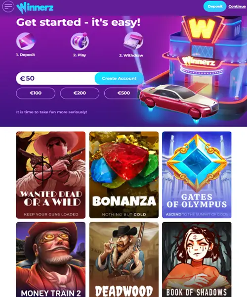 Winnerz Casino Review