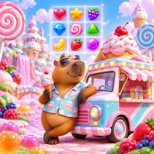 Red Tiger's Happy Cappy: A Sweet Theme and a Chill Capybara
