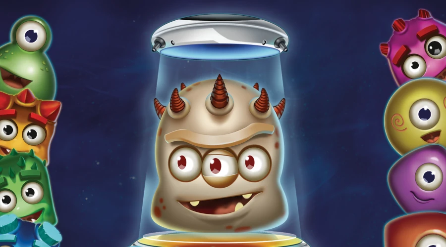Reactoonz slot series alien characters including Gargantoon, Quantoon, and more from Play’n GO