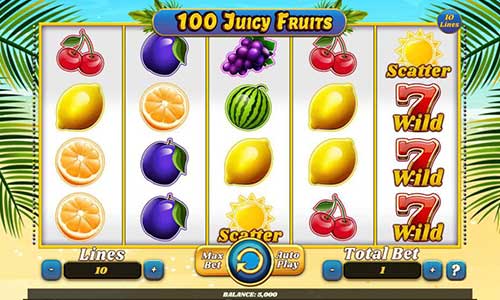 100 Juicy Fruits gameplay