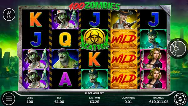 100 Zombies gameplay