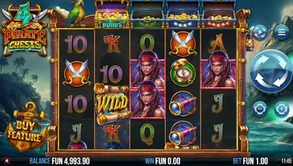 4 Pirate Chests gameplay