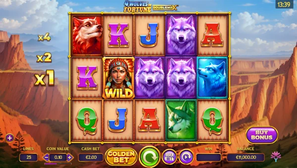 4 Wolves of Fortune DoubleMax gameplay
