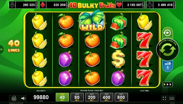 40 Bulky Fruits gameplay