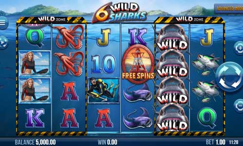 6 Wild Sharks gameplay