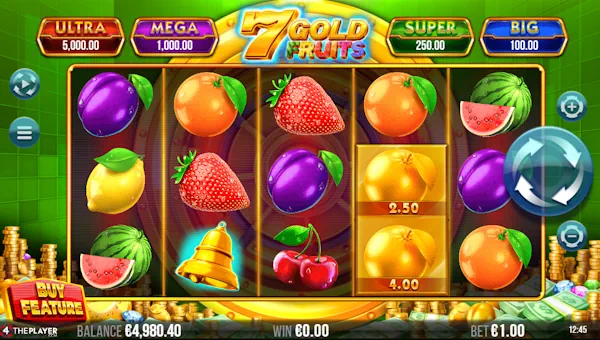 7 Gold Fruits gameplay