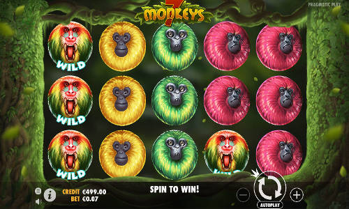 7 Monkeys gameplay