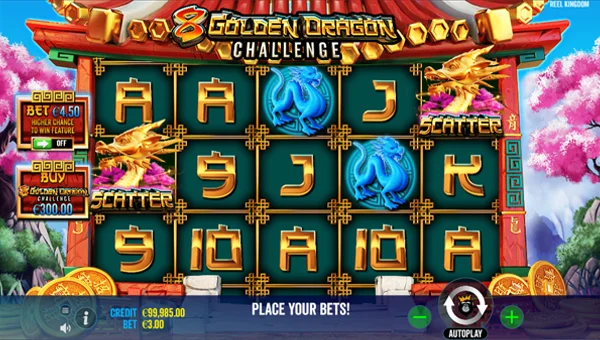 8 Golden Dragon Challenge gameplay