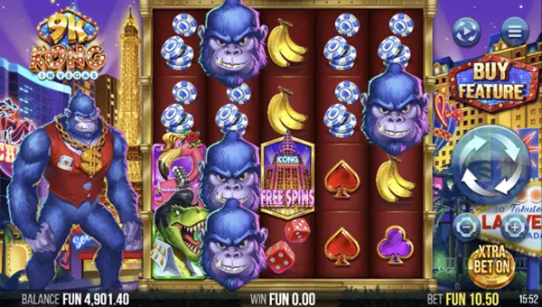 9k Kong in Vegas gameplay