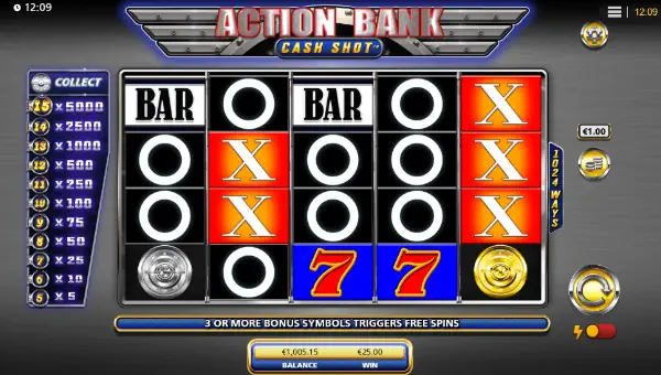 Action Bank Cash Shot gameplay