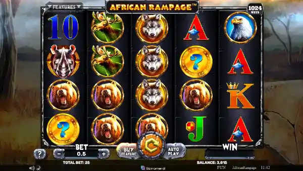 African Rampage gameplay