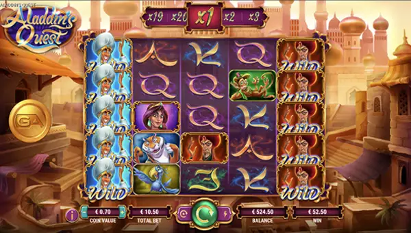Aladdins Quest gameplay