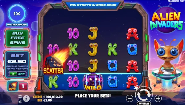 Alien Invaders gameplay
