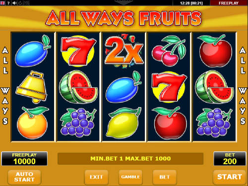 Allways Fruits gameplay