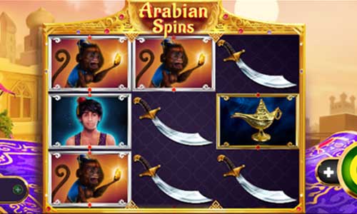 Arabian Spins gameplay