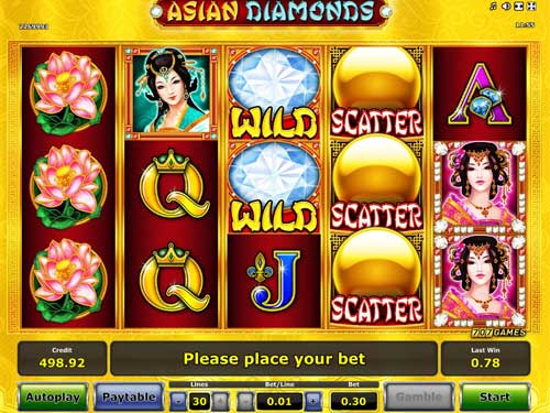Asian Diamonds gameplay