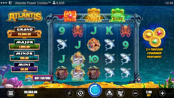 Atlantis Power Combo gameplay