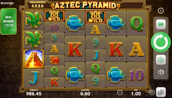 Aztec Pyramid Megaways gameplay