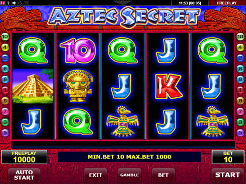 Aztec Secret gameplay