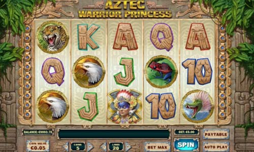Aztec Warrior Princess gameplay